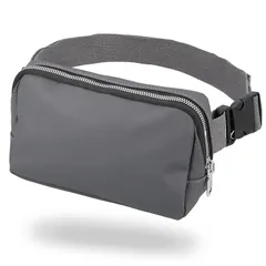 【新品】 [Corenara] ウエストポーチ ウエストバッグ ボディバッグ 斜めがけバッグ メンズ レディース 小さめ シンプル 軽量 撥水 グレー 0