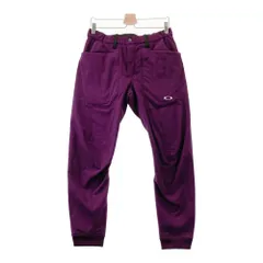 サイズ：L OAKLEY オークリー FOA402856 リバーシブルパンツ フリース スカル刺繍 パープル系 [240101382868] ゴルフウェア メンズ ストスト