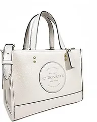 [コーチ] バッグ ハンドバッグ ミディアム トートバッグ ショルダーバッグ 2wayバッグ C2004 デンプシー キャリオール ウイズ パッチ レザー IM/CHALK チョーク レディース アウトレット