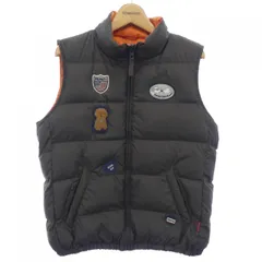Papasパパス ダウンベストメンズ Mサイズ ダークブルー 色