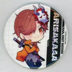 【中古】バッジ・ピンズ ありさか(デフォルメ) Crazy Raccoonホログラム缶バッジ 「Crazy Raccoon×GiGOキャンペーン」