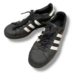adidas アディダス SUPERSTAR スーパースター スニーカー 26cm ブラック ホワイト EG4959 23年製 金ベロ 名作 メンズ ゴーゴー古着マルイ北千住店 56 NO.有00656Y T