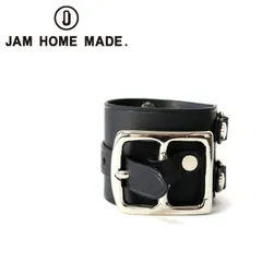 ジャムホームメイド POST レザーダブルブレスレット -BLACK- 本革のサムネイル