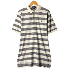 古着 ラルフローレン Ralph Lauren POLO by Ralph Lauren 半袖 ボーダー ポロシャツ メンズL相当/eaa566786
