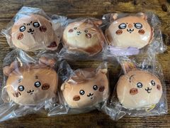 ちいかわベーカリー ラッコ カブトムシ モモンガ 古本屋 くりまんじゅう うさぎ マスコット