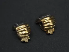 ■美品■ NINA RICCI ニナリッチ クリップ式 イヤリング アクセサリー レディース ゴールド系 DE7827