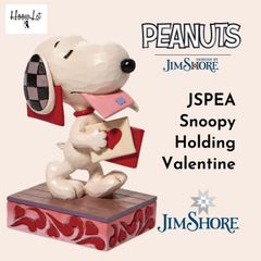 ジムショア スヌーピー ホールディング スヌーピー かわいい おしゃれ インテリア レトロ アンティーク ジム・ショア ピーナッツ JIM SHORE スヌーピー Snoopy Holding Valentine 正規輸入品