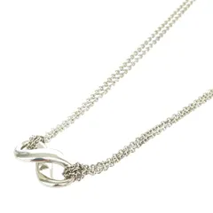 TIFFANY&Co. ティファニー SVネックレス/インフィニティ  ダブルチェーン/925//箱付    シルバーカラー レディース / 240001164872