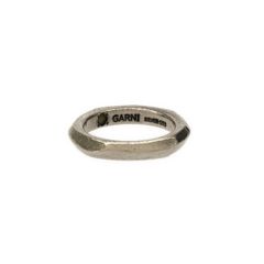 GARNI ガルニ Narrow Ring シルバーナローリング  シルバー 4号~5号程度