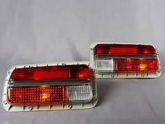 Gクラス W463 ゲレンデ 左右ヘッドライト 両ライトガード黒 両テール