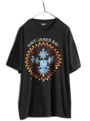 【お得なクーポン配布中!】 90s 民族 アート プリント 半袖 Tシャツ XL ネイティブ アニマル 黒