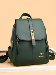 バッグ レディース バックパック 2025年新作 韓国ファッション シンプルでエレガントな レディースバックパック、大容量 通勤&カジュアル ショルダーバッグ、スクールバッグ