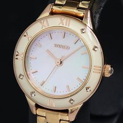 SEIKO WIRED 腕時計 ゴールド マザーオブパール - メルカリ