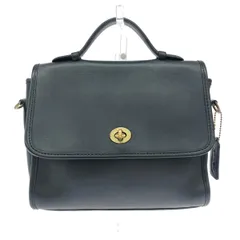 COACH コーチ オールドコーチ/2WAYハンドバッグ  ターンロック/USA製/グラブタンレザー/ブラック 302   ブラック  / 240001168269