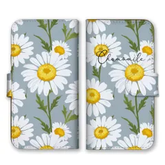iPhone14ProMax ケース 手帳型 アイフォン14 プロマックス スマホケース 携帯ケース カモミール フラワー お花 花柄 大人女子 ナチュラル シンプル おしゃれ 可愛い かわいい カラー01