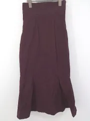 ◇ natural couture ナチュラルクチュール ロング マーメイド スカート サイズM ボルドー レディース P  【1305040007071】のサムネイル