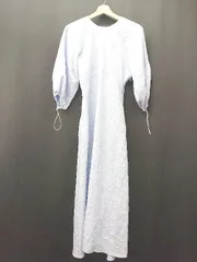 ◇ ⊂ ZARA ザラ 長袖 ロング ワンピース サイズS ライトブルー レディース E  【1506130016472】