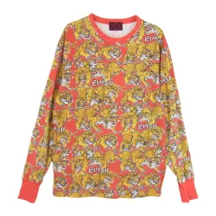 EVISU エヴィス 虎 タイガー 総柄 カットソー レッド系 42【中古】のサムネイル