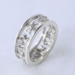 【研磨済】 JUSTIN DAVIS MEDIEVAL WEDDING BAND リング/KIDS 6号 シャイニー SRJ2011 ジャスティンデイビス 指輪 クラウン 王冠 シルバー925