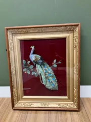 ☆【3点セット】 宝石画 額縁 石 宝石 ストーン ジュエリー 絵画 アジアン 宝石画の値段と価格推移は？｜15件の売買データから宝石画の価値