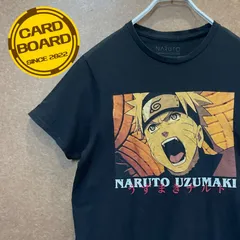 US古着 ナルトNARUTO 疾風伝 うずまきナルト  半袖tシャツ黒S