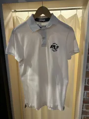 Abercrombie&Fitch  アバクロ ポロシャツ ホワイト サイズS A-916