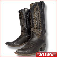 Tony Lama トニーラマ ウエスタンブーツ 25 ブラック 70s 黒タグ USA製