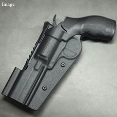 国内製造品 六七五 Elite Force H8R リボルバー 専用 ホルスター ブラックカラー 左用