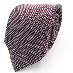 アレクサンダージュリアン ブランド ネクタイ チェック柄 格子柄 ドット シルク PO  メンズ ネイビー Alexander Julian 【中古】