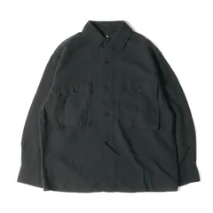 美品 KAPTAIN SUNSHINE キャプテン サンシャイン ジャケット サイズ:38(M) 22SS コットン リネン オーバーサイズ フィールド シャツジャケット Field Shirt Jacket ブラック 黒 アウター ブルゾン コートのサムネイル