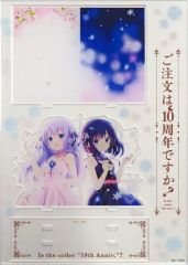 【中古】アクリルスタンド・アクリルパネル [単品] チノ＆フユ アクリルジオラマ 「コミックス ご注文はうさぎですか? Complete Blend 1巻 アニメイト限定セット」 同梱特典