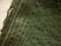 3ｍ　リネン ドビー リップル/カーキ  リネン生地　リップル生地　ドビー 生地