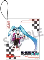 【中古】キーホルダー レーシングミク 2024 JCL TEAM UKYO 応援 Ver. ポラロイド風アクリルキーホルダー 「初音ミク GTプロジェクト」