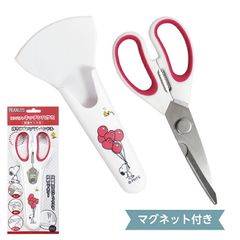 スヌーピーキッチンハサミ SN-139 収納 ケース マグネット 多機能 キッチンバサミ キャラクター はさみ 食品 ギフト プレゼント お家時間 贈り物 ポイント消化   送料無料