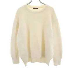 アイテムズ アーバンリサーチ 長袖 シャギー ニット FREE ホワイト ITEMS URBAN RESEARCH セーター レディース