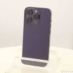 〔中古品〕 iPhone14 Pro 512GB ディープパープル MQ283J／A SIMフリー【258】