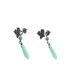アナスイ バタフライ ピアス 青 ブルーのサムネイル