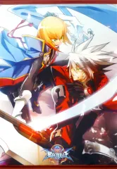 【中古】タペストリー [単品] ラグナ＆ジン 描き下ろしB2タペストリー 「PS4/PS3ソフト BLAZBLUE CENTRALFICTION Limited Box ファミ通DXパック」 同梱特典