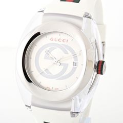 グッチ / GUCCI　シンク/SYNC　YA137102A　クオーツ　インターロッキングG　シルバー文字盤　【中古】 商品番号 B-155883