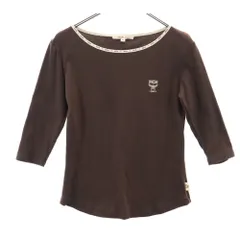 エムシーエム 5分袖 Tシャツ M ブラウン MCM カットソー レディースのサムネイル