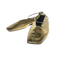 JIL SANDER ジルサンダー アンクレット バレリーナ フラットシューズ ゴールド 37 1/2のサムネイル
