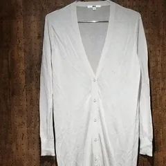 UNIQLO ユニクロ　ライトＶネックロングカーディガン　レディースS　251-168543
