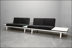 【HermanMiller ハーマンミラー】ヴィンテージ  (ジョージ・ネルソン) George Nelson & Associates スチールフレームソファセット ant441