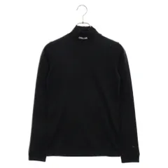 VETEMENTS (ヴェトモン) COLLAR刺繍 ハイネック ロングスリーブ 長袖Tシャツ ブラック レディース WAH20TR417のサムネイル