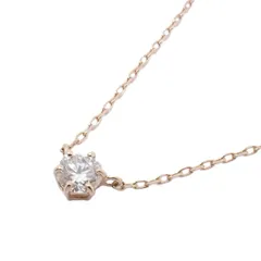 VENDOME AOYAMA ヴァンドーム青山 一粒ダイヤ ネックレス K18YG/ダイヤモンド0.10ct【いおき質店】