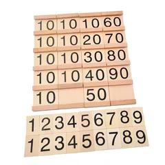 STOBOK 数学 数学教育 算数おもちゃ 木製セガン 子供 キューブ ボードゲーム ビーズ トレーニング バー 子供時代 百 十代 木 初期 ボード おもちゃ 素材 就学前 モンテッソーリ