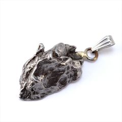 カンポデルシエロ 隕石 11.3g 鉄隕石 原石 ネックレス ペンダント トップ アクセサリー P2534