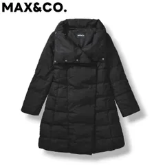 【極美品】マックス&コー　キルティング　ダウンコート　ウエストベルト　ブラック 2025年最新】MAX&CO レディース ダウンジャケットの人気アイテム