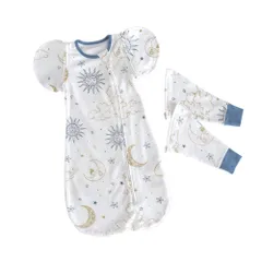 【数量限定】出産ベビー祝い スワルド モロー反射を防ぐ夜泣き対策 夏秋冬用 (0-9ヶ月) 二種類袖おくるみ 綿100%おくるみ スワドル奇跡のおくるみ