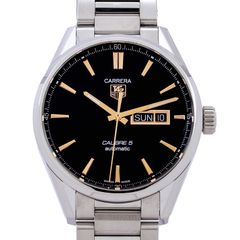 タグホイヤー TAG HEUER カレラ デイデイト WAR201C.BA0723 TAG Heuer Carrera  自動巻き 腕時計 メンズ・ユニセックス 黒